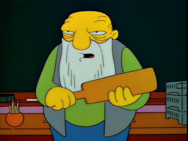 Oh you better believe that's a paddlin'